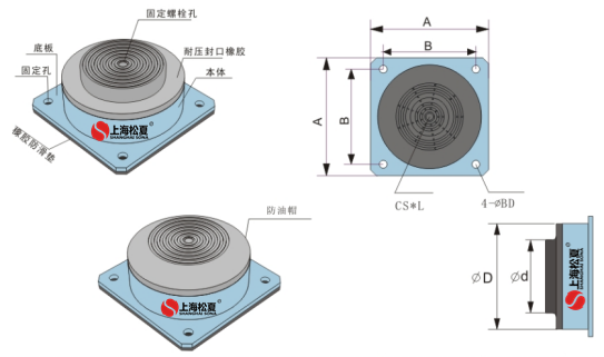 氣墊減震器結構圖